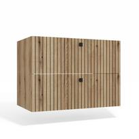 Vonios spintelė po praustuvu Tigo 80 2S, ąžuolo sp., 45.5 cm x 80 cm x 57 cm