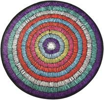 Vonios grindų kilimėlis Foutastic Bubble 359CHL4162, įvairių spalvų, 140 cm x 140 cm, Ø 140 cm