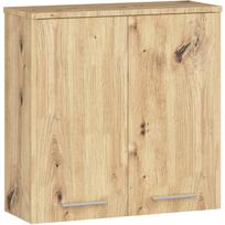 Pakabinama vonios spintelė Akord Fin 2D, artisan oak, 22.9 cm x 60.4 cm x 60 cm