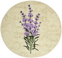 Vonios grindų kilimėlis Foutastic Lavender 359CHL1672, įvairių spalvų, 100 cm x 100 cm, Ø 100 cm