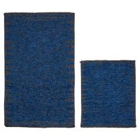 Vonios kilimėlių rinkinys Foutastic SO10010, mėlyna sp., 100 cm x 60 cm