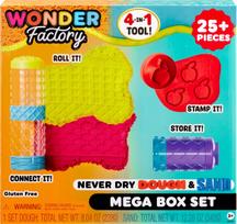 Plastilino rinkinys, su priedais MGA Wonder Factory Mega Box