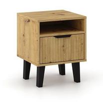 Naktinis staliukas Scandi Slim, artisan oak, 48 cm x 40 cm x 39 cm