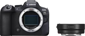 Sisteminis fotoaparatas Canon EOS R6 Mark II + Mount Adapter EF-EOS R, juoda sp.