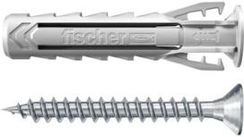 Nailono kaištis su varžtu Fischer SX Plus, universalūs, 8 mm x 40 mm, 50 vnt.