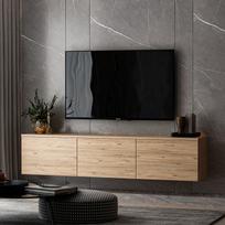 TV staliukas Kalune Design Neon, ruda sp., 32 cm x 160 cm x 35 cm