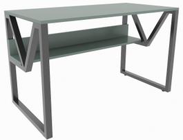 Rašomasis stalas Kalune Design Lona 875ZNA4544, 120 cm x 60 cm, 72.8 cm, juoda sp./žalia sp.