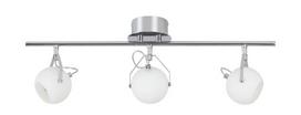 Šviestuvas lubų Spot-Light Ida, LED, 3 x 3 W, balta sp. / chromo sp.