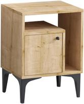 Naktinis staliukas Kalune Design Nuno 393MRD1415, ąžuolo sp./juoda sp., 55 cm x 40 cm x 35 cm