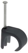 Kabelio laikiklis Haupa Cable Clip Ø 22-26 mm, juoda sp., 100 vnt.