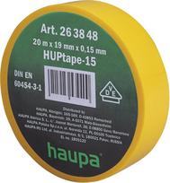 Elektros izoliacinė juosta Haupa HUPtape-15, geltona sp., 20 m