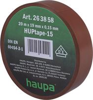 Elektros izoliacinė juosta Haupa HUPtape-15, ruda sp., 20 m