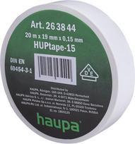 Elektros izoliacinė juosta Haupa HUPtape-15, balta sp., 20 m