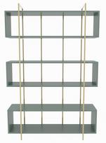 Pastatoma lentyna Kalune Design Bruti 875ZNA4513, aukso sp./žalia sp., 180 cm x 29.6 cm x 120 cm