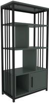 Pastatoma lentyna Kalune Design Valero 875ZNA4571, juoda sp./žalia sp., 120 cm x 60 cm x 29.6 cm
