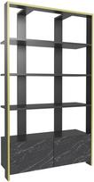 Pastatoma lentyna Kalune Design Elena 875ZNA4616, juoda sp., 160 cm x 93.6 cm x 31.5 cm