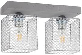 Šviestuvas lubų Spot-Light Gittan 8172236, E27, 2 x 60 W, pilka sp.