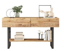Konsolinis staliukas Kalune Design ML23-A, ruda sp., 138.8 cm x 43 cm x 75.7 cm