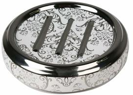 Muilinė Splendid Venezia LA-VENEZIA-MYDELN-SR, balta sp./sidabro sp., 12 cm x 12 cm