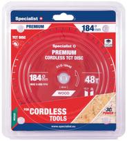 Pjovimo diskas Specialist+ Premium, 184 mm x 20 mm