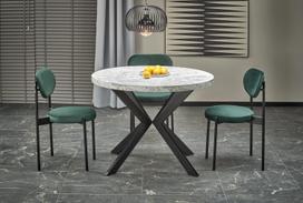 Stalas išskleidžiamas Peroni, balta sp./juoda sp., 100 - 250 cm x 100 cm x 75 cm