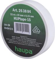 Elektros izoliacinė juosta Haupa HUPtape-15, balta sp., 33 m