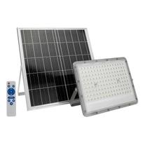 Prožektorius su saulės baterija, tvirtinamas prie lubų arba sienos Spectrum, 50 W, 500 lm, 6500 °K, IP65, pilka sp.