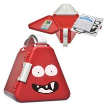 Žaislų dėžė, žaislams Trunki TeeBee TeeBee, raudona sp., 18 x 18 x 16 cm