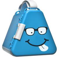 Žaislų dėžė, žaislams Trunki TeeBee TeeBee, mėlyna sp., 18 x 18 x 16 cm