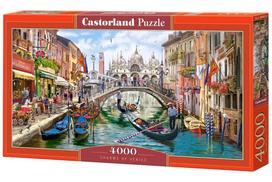 Dėlionė Castorland Charms Of Venice 400287, 68 cm x 138 cm, 4000 vnt., įvairių spalvų