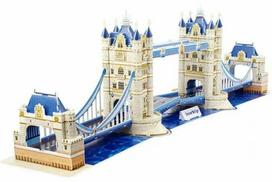 3D dėlionė Tower Bridge ZA5399, įvairių spalvų