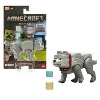 Žaislinė figūrėlė, su priedais Mattel Minecraft Movie Wolf, 10 cm, pilka sp.