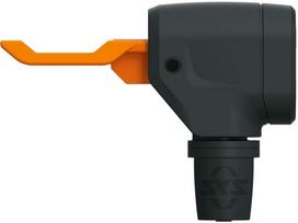 Pompos antgalis SKS Multivalve Universal PUMP225, plastikas, juoda sp./oranžinė sp.