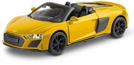 Žaislinis automobilis MSZ Audi R8 Spdyer, 1:32, geltona sp.