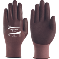 Darbo pirštinės Ansell HyFlex 11-926, suaugusiems, ruda sp., 10