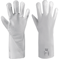 Darbo pirštinės chemikalams Ansell AlphaTec 02100, suaugusiems, balta sp., 10