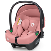 Nešiojama autokėdutė su lopšiu Lionelo Astrid I-Size, rožinė sp., 0 - 13 kg