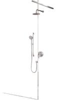 Dušo sienelė Ravak Walk-In, 110 cm x 200 cm, skaidri sp./chromo sp./skaidrus