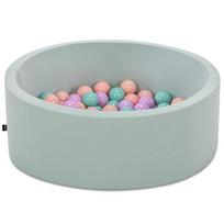 Baseinas su kamuoliukais Kalune Design Bubble Pops, ⌀ 7 cm, mėtinė (mint) sp. rožinė sp.