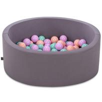 Baseinas su kamuoliukais Kalune Design Bubble Pops, ⌀ 7 cm, mėtinė (mint) sp. pilka sp.