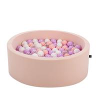 Baseinas su kamuoliukais Kalune Design Bubble Pops, ⌀ 85 cm, 200 vnt, skaidri sp./balta sp.