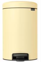 Šiukšliadėžė Brabantia NewIcon Mellow Yellow 233807, geltona sp., 12 l, 41.1 cm x 25.1 cm