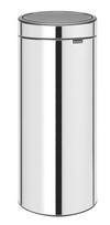 Šiukšliadėžė Brabantia Touch Brilliant Steel 115325, sidabro sp., 30 l, 72 cm x 29.5 cm