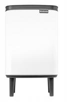 Šiukšliadėžė Brabantia Bo Hi 227165, balta sp., 7 l, 40 cm x 24.2 cm