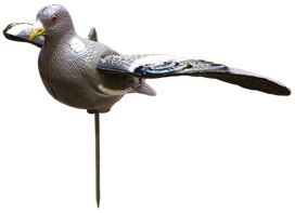 Sodo dekoracija "Paukštis" Besk Garden Bird 4750959113097, 12 cm x 17 cm x 85 cm, ruda sp./pilka sp.