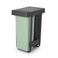 Šiukšliadėžė Brabantia Sort & Go 232527, žalia sp./pilka sp., 60 l, 63.7 cm x 30.4 cm, 2 vnt.