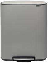 Šiukšliadėžė Brabantia Bo, pilka sp., 60 l, 65.2 cm x 54.1 cm