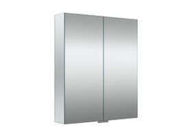 Pakabinama vonios spintelė su veidrodžiu RB Bathroom Cosmos, pilka sp., 13 cm x 60.8 cm x 70 cm