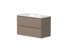 Vonios spintelė su praustuvu RB Bathroom Cosmos, ruda sp., 39 cm x 81 cm x 50 cm