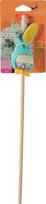 Žaislas katėms su katžole Zolux Enjoy Kali Rod Rabbit 580734VER, žalia sp., 40 cm